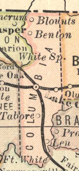 Columbia County, 1883