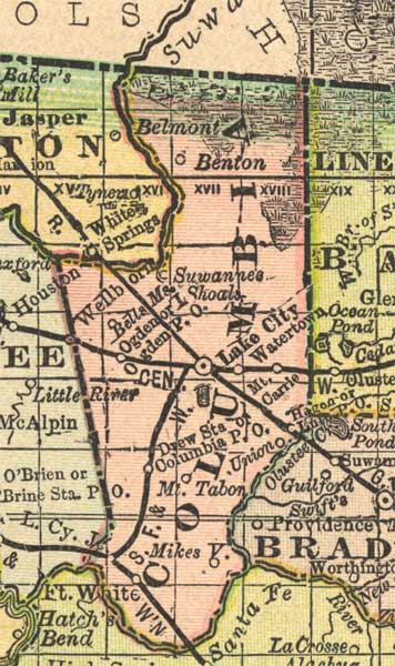 Columbia County, 1892