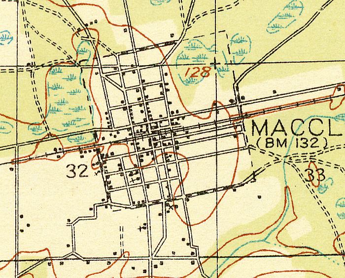 Map of Macclenny, Florida