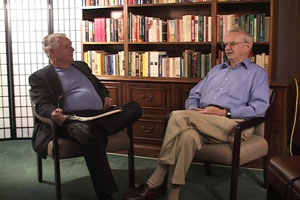 Dr. Phil Pfost being interviewed