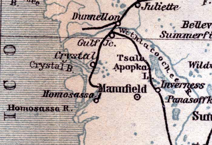 Map of Citrus County, Florida, 1904