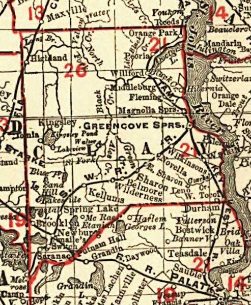 Clay County, 1900