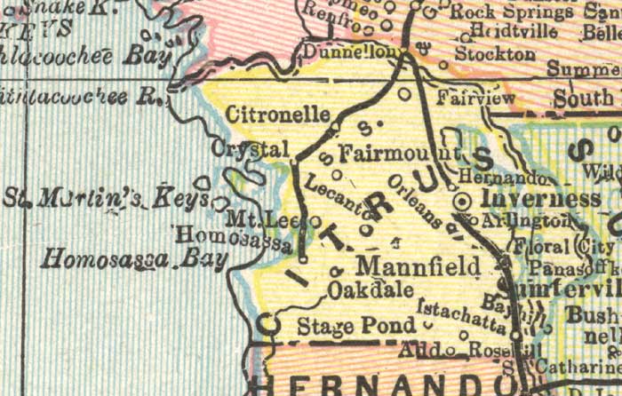 Citrus County, 1898