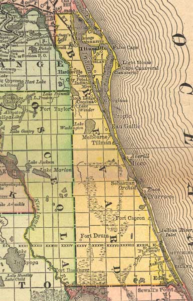 Brevard County, 1892