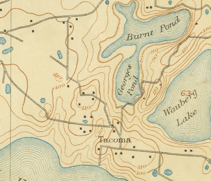 Map of Tacoma, Florida