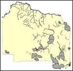 Florida county waterways maps, waterways labeled
